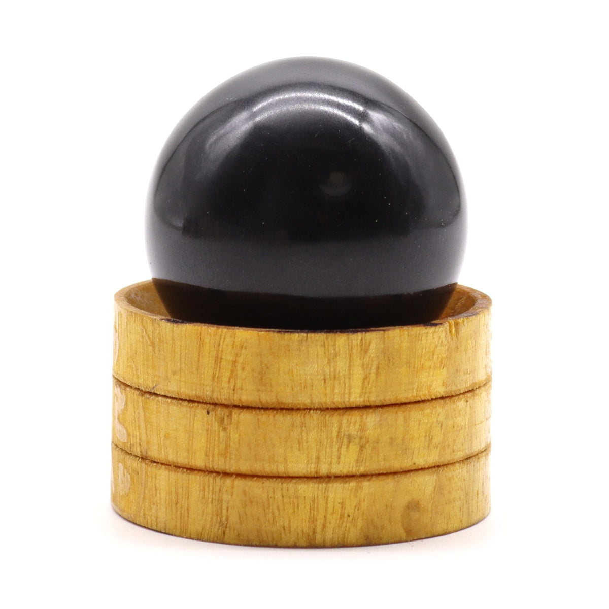 Sfera minerale con supporto – tormalina, 40 mm