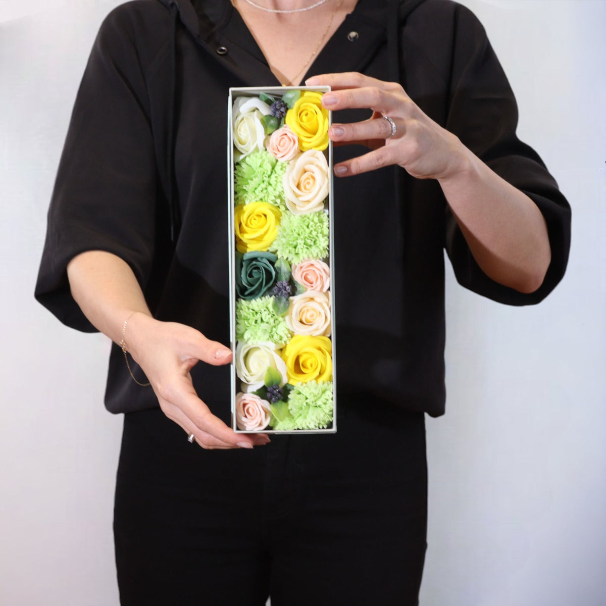 Long Box - giallo e verde