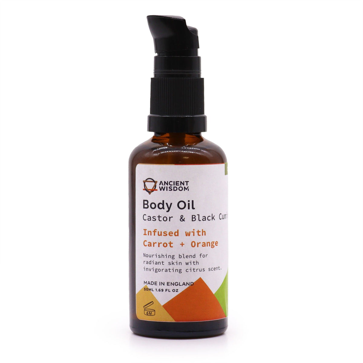 Olio corpo biologico 50ml - carota e arancia