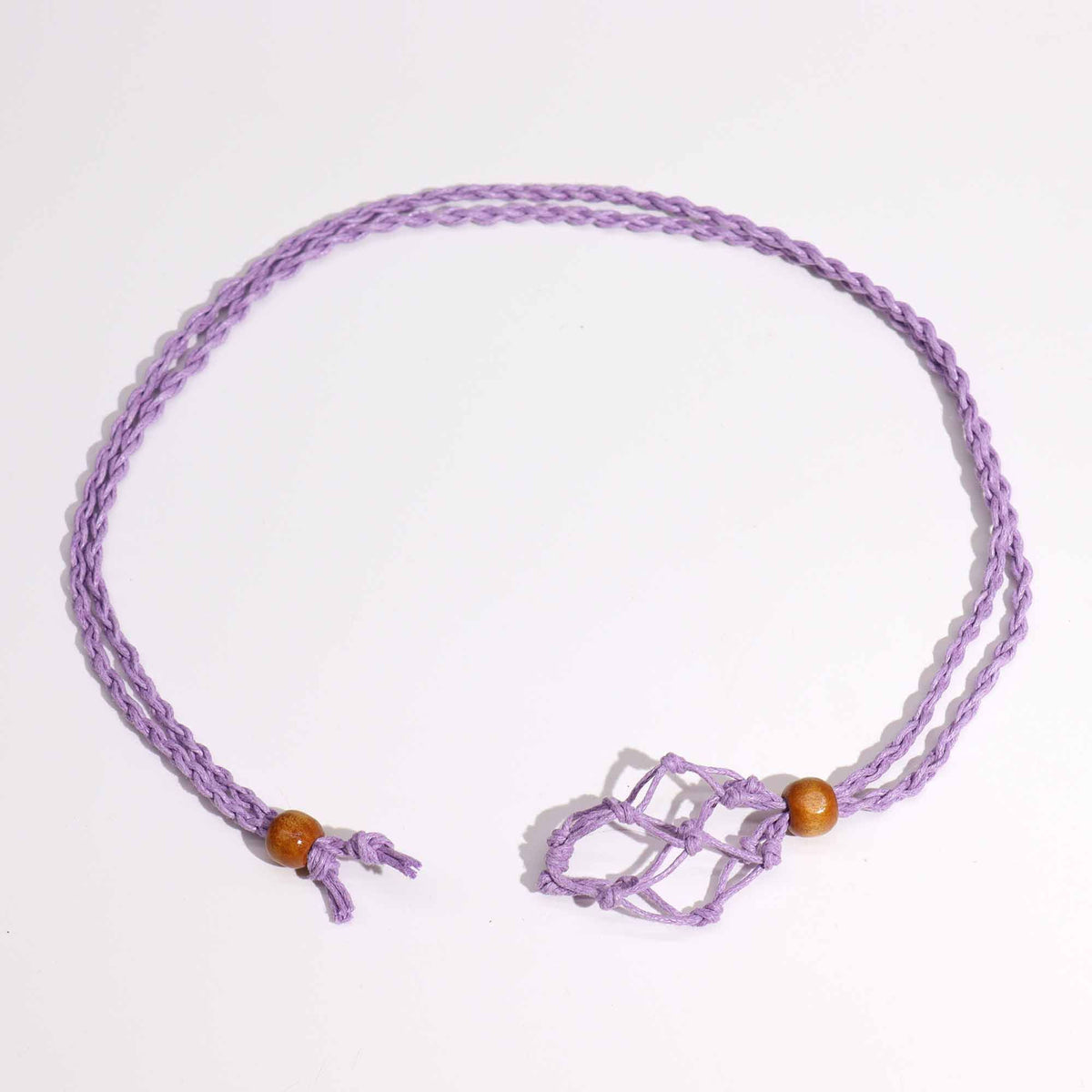 Cordino per ciondolo in minerale, 45 cm – viola