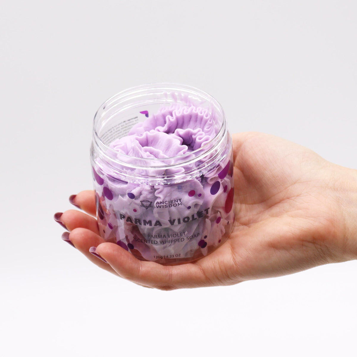 Sapone alla panna montata alla violetta di Parma, 120 g