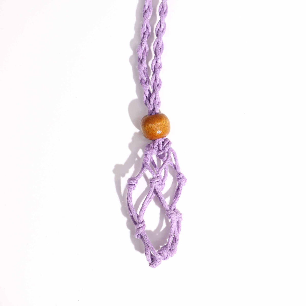 Cordino per ciondolo in minerale, 45 cm – viola