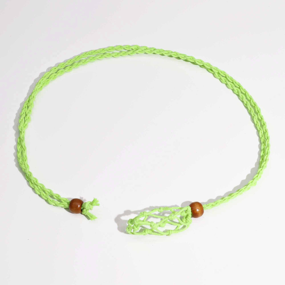 Cordino per ciondolo in pietra minerale, 45 cm – verde