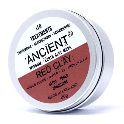 Maschera viso all’argilla rossa, 100 g