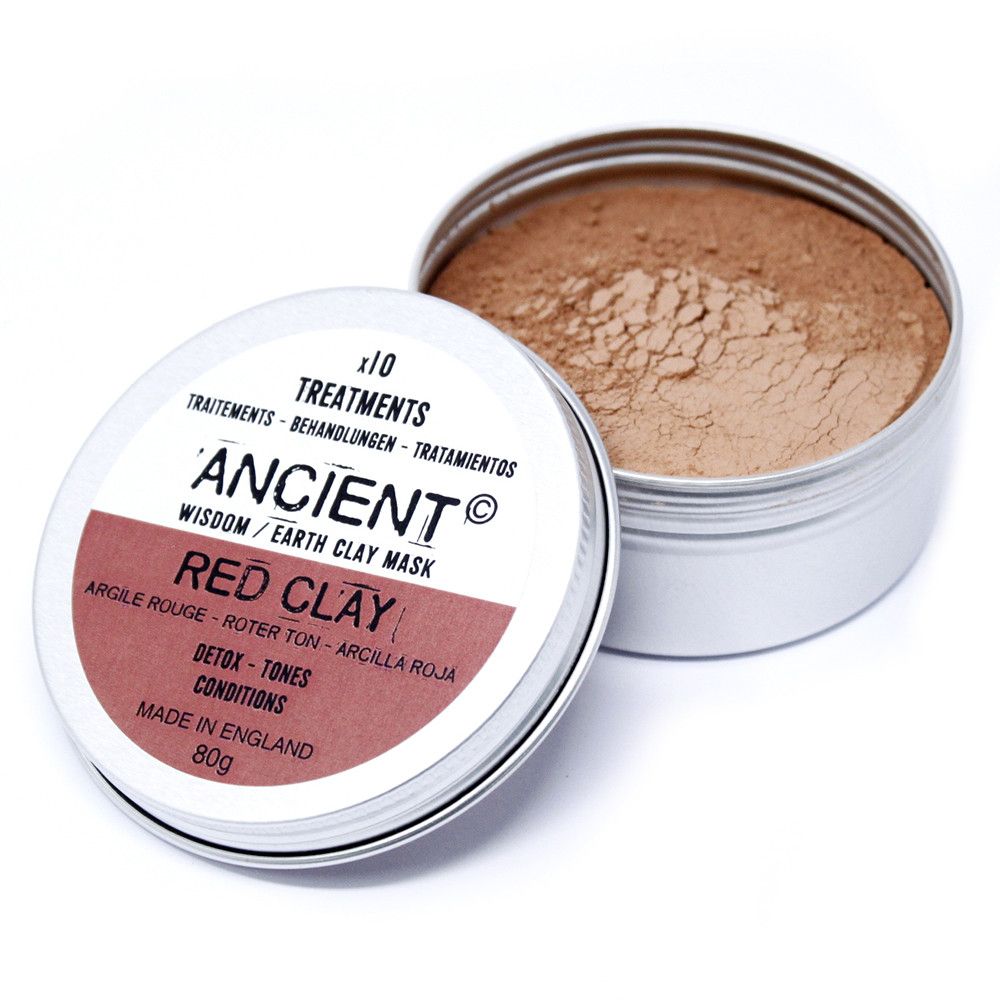 Maschera viso all’argilla rossa, 100 g