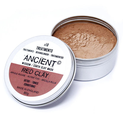 Maschera viso all’argilla rossa, 100 g