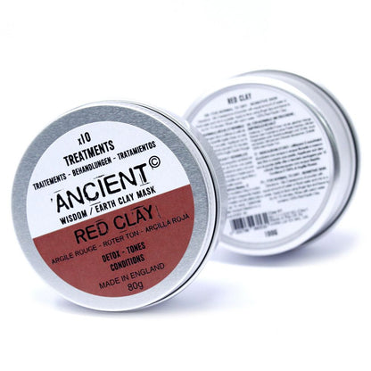 Maschera viso all’argilla rossa, 100 g
