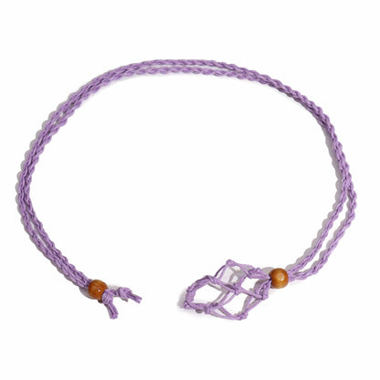 Cordino per ciondolo in minerale, 45 cm – viola