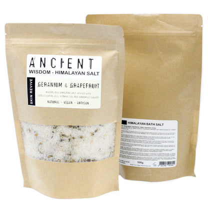 Miscela di sali da bagno dell'Himalaya 500 g – Skin Revive