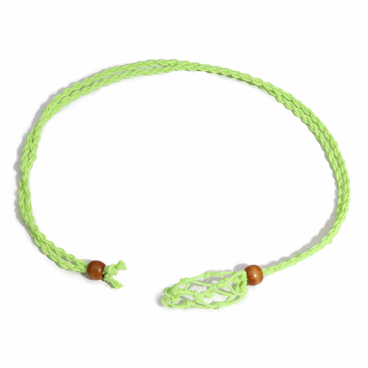 Cordino per ciondolo in pietra minerale, 45 cm – verde