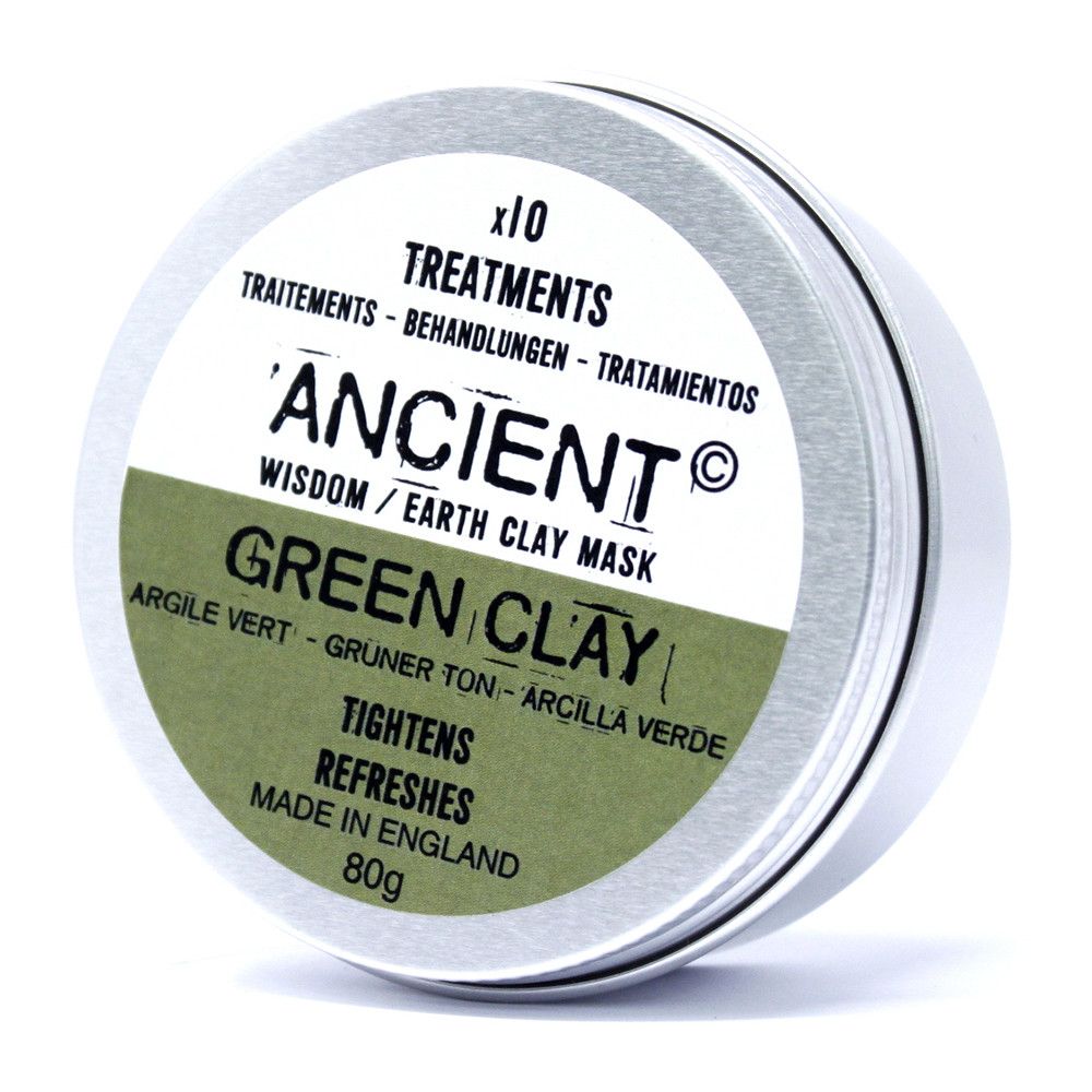 Maschera viso all’argilla verde, 100 g