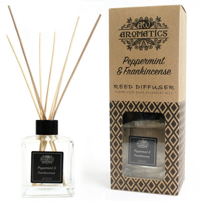 Diffusore di aromi con oli essenziali Menta piperita e incenso 200 ml
