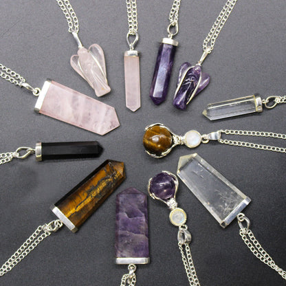 Ciondolo "Angelo Custode" - ametista