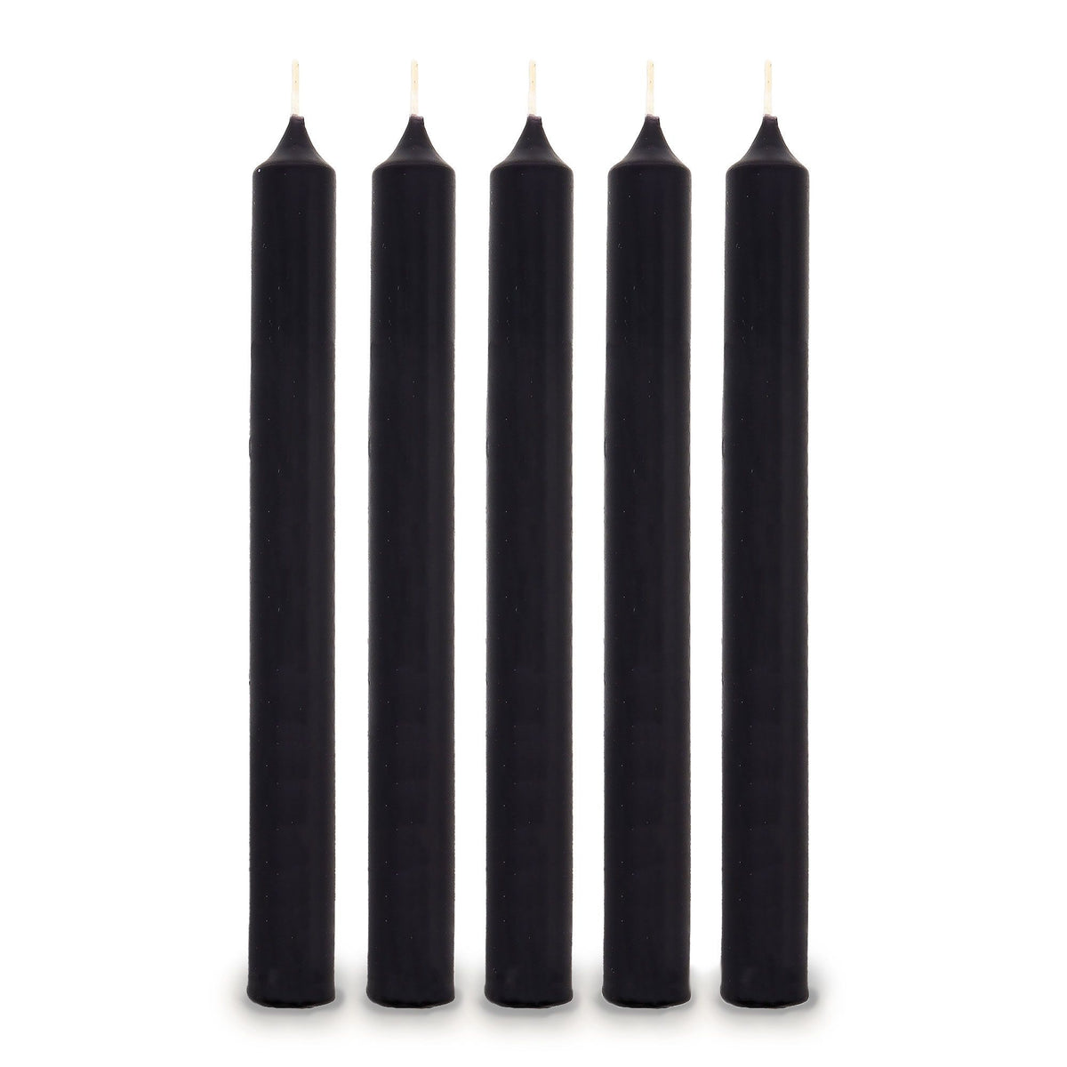 Candele da tavolo nere (100 pezzi)