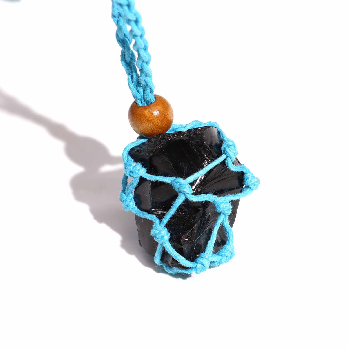 Cordino per ciondolo in minerale, 45 cm – blu