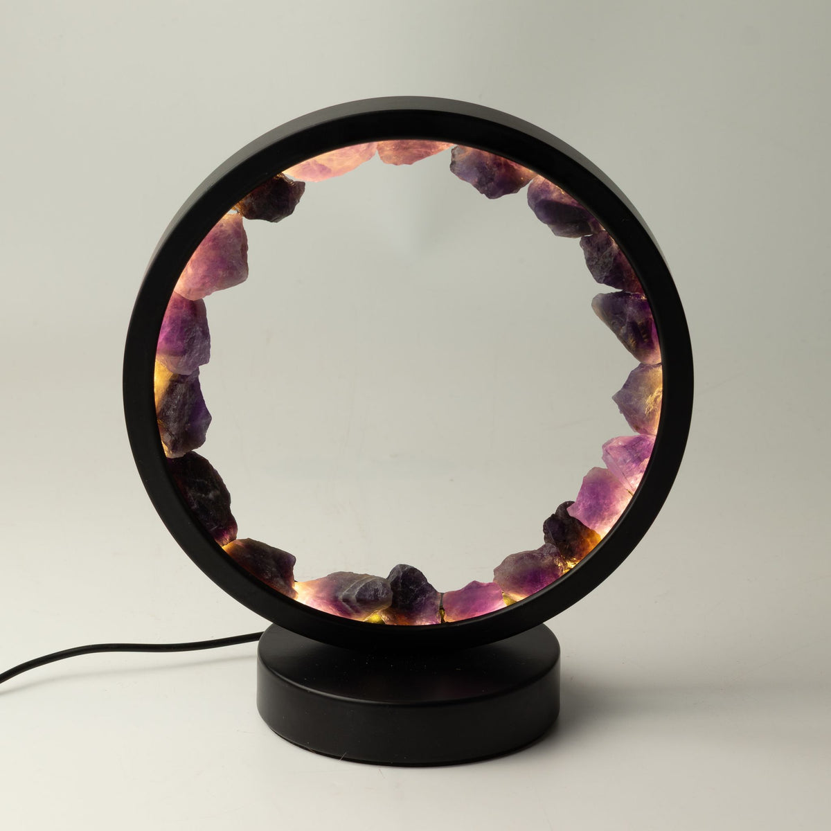 Lampada decorativa Halo con ametista – Zen Spirit