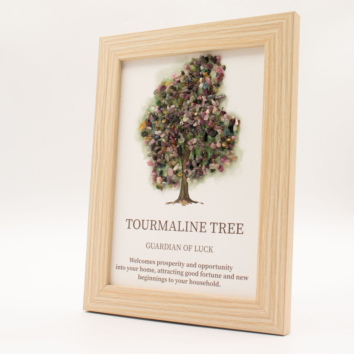 Quadro con minerali Albero della vita – tormalina
