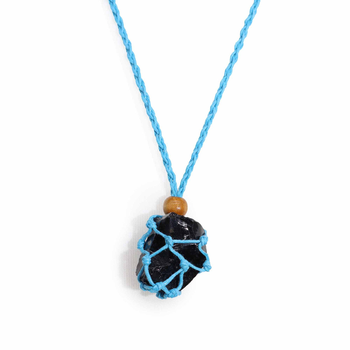 Cordino per ciondolo in minerale, 45 cm – blu
