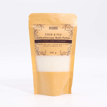 Miscela per bagno aromaterapico 350 g – Raffreddore e influenza 