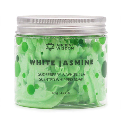 Sapone alla panna montata, uva spina e tè bianco, 120 g