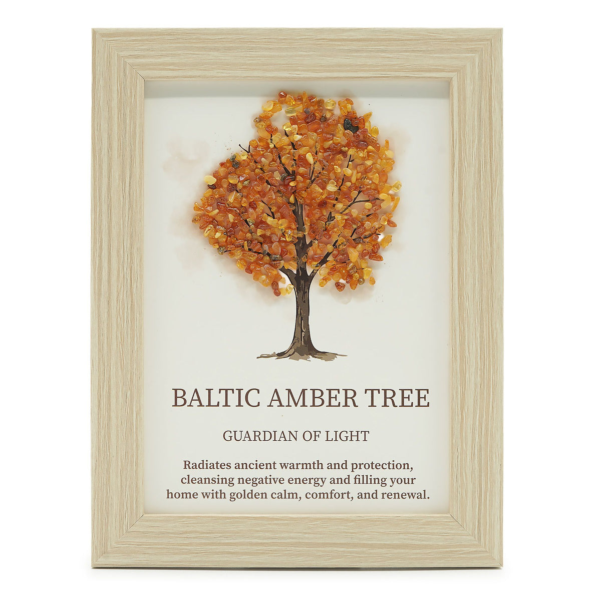 Quadro con minerali Albero della vita – ambra baltica