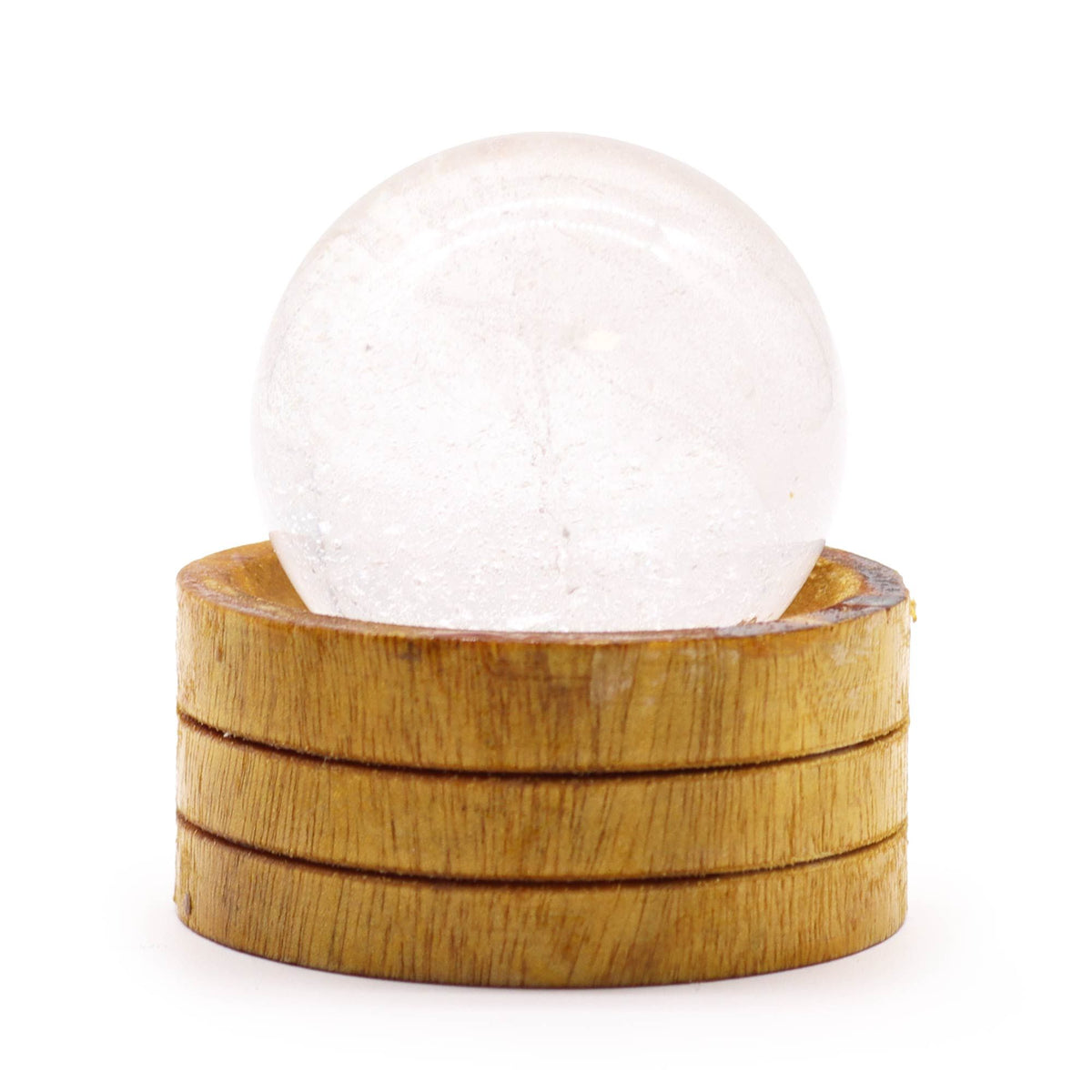 Sfera minerale con supporto – cristallo, 50 mm