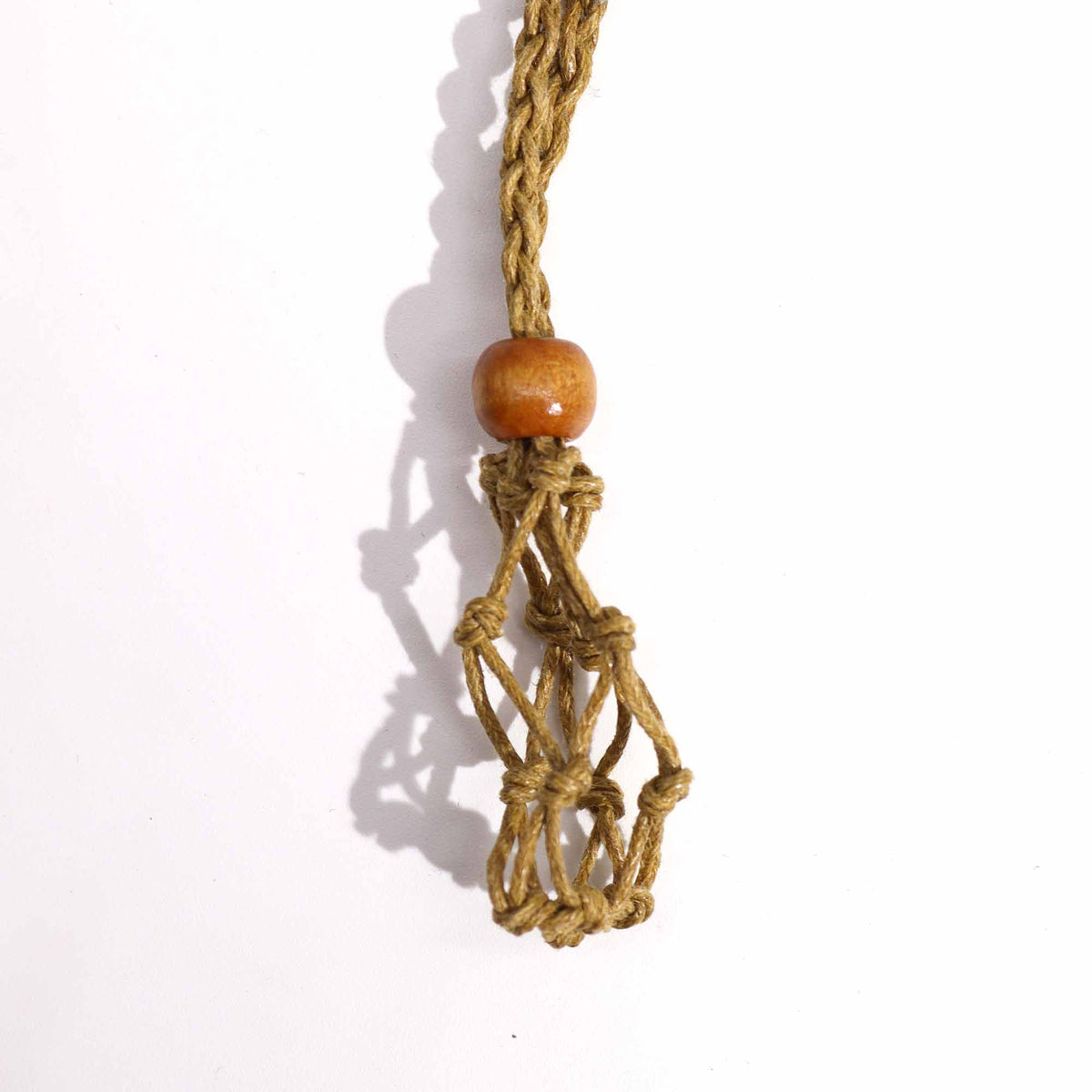 Cordino per ciondolo in minerale, 45 cm – color sabbia