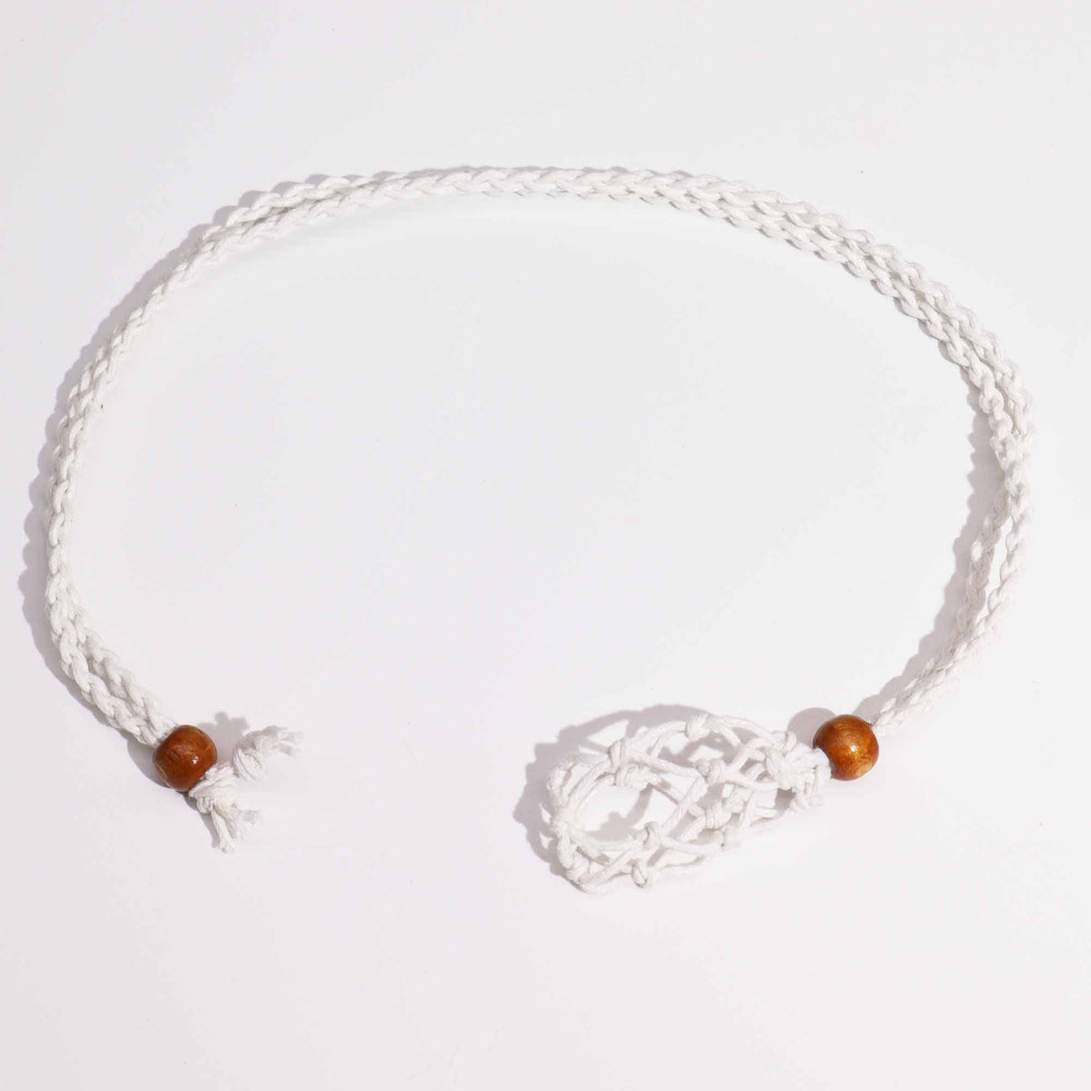 Cordino per ciondolo in minerale, 45 cm – bianco