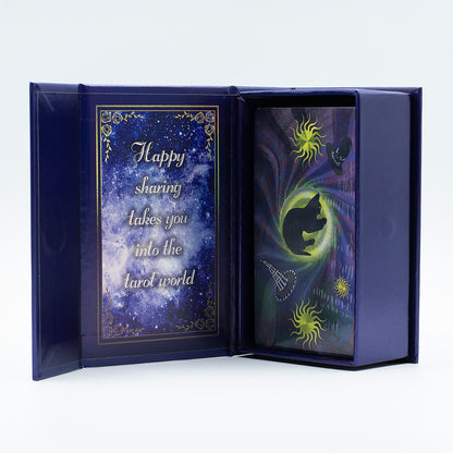 Carte dei Tarocchi Witch Tarot con guida – viola