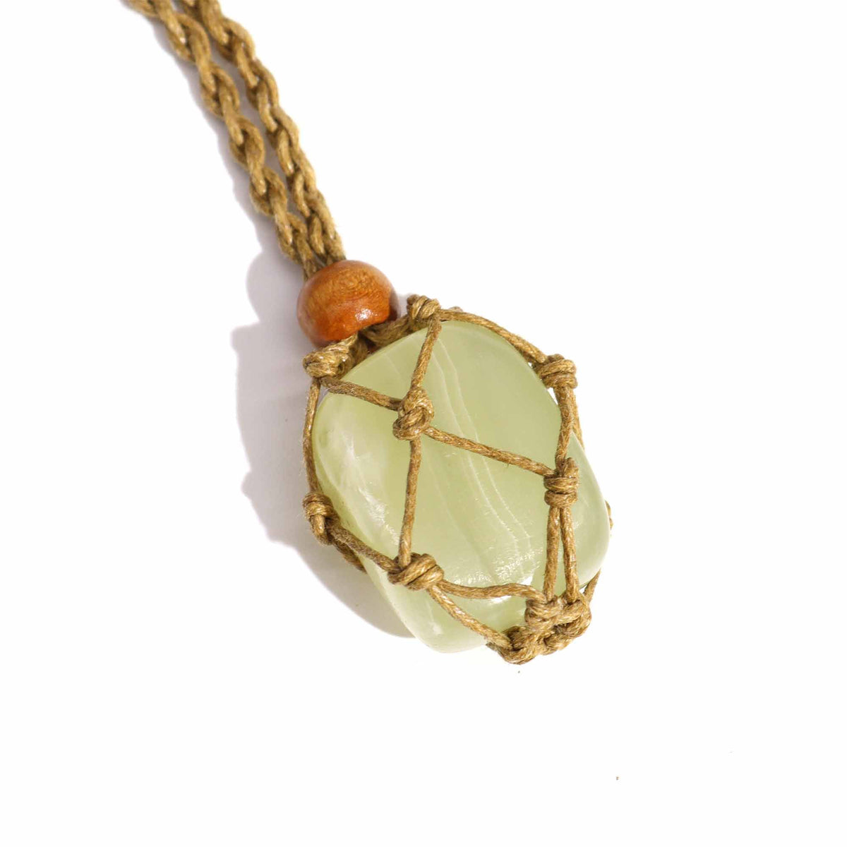 Cordino per ciondolo in minerale, 45 cm – color sabbia