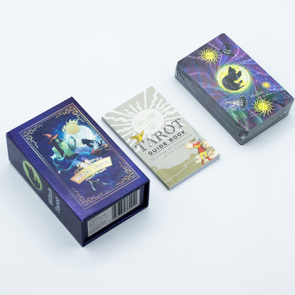 Carte dei Tarocchi Witch Tarot con guida – viola