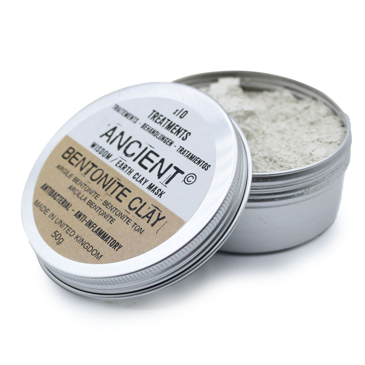 Argilla bentonitica, 50 g
