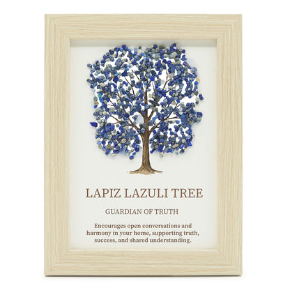Quadro con minerali Albero della vita – lapislazzuli