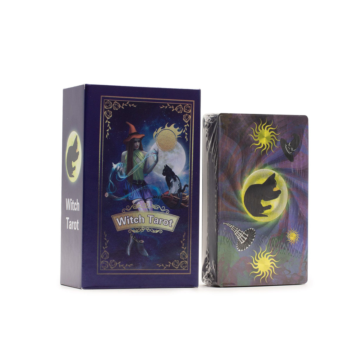 Carte dei Tarocchi Witch Tarot con guida – viola