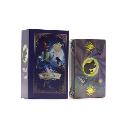 Carte dei Tarocchi Witch Tarot con guida – viola