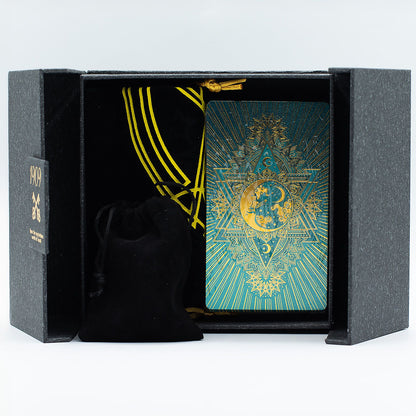 Set regalo di tarocchi – Oro e turchese