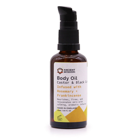 Olio corpo biologico 50ml - rosmarino e incenso