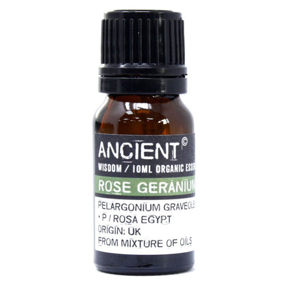 10 ml di olio essenziale di geranio rosa biologico