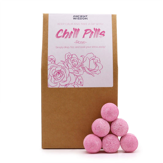 Confezione regalo di pastiglie effervescenti da bagno Chill Pills – rosa, 350 g