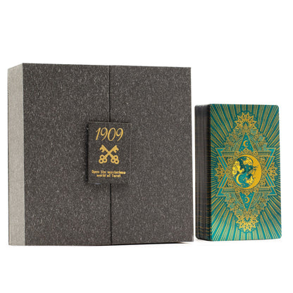 Set regalo di tarocchi – Oro e turchese
