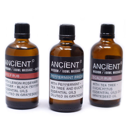 Olio da massaggio riscaldante e tonificante - 100 ml