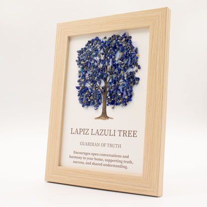 Quadro con minerali Albero della vita – lapislazzuli