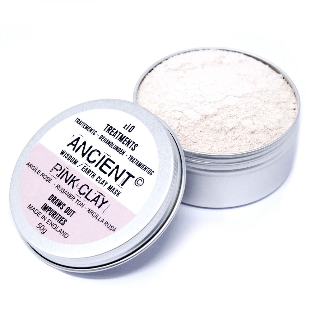 Maschera viso all’argilla rosa, 75 g