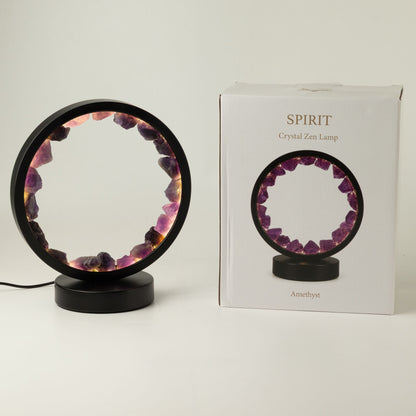 Lampada decorativa Halo con ametista – Zen Spirit