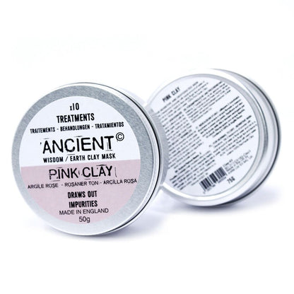 Maschera viso all’argilla rosa, 75 g