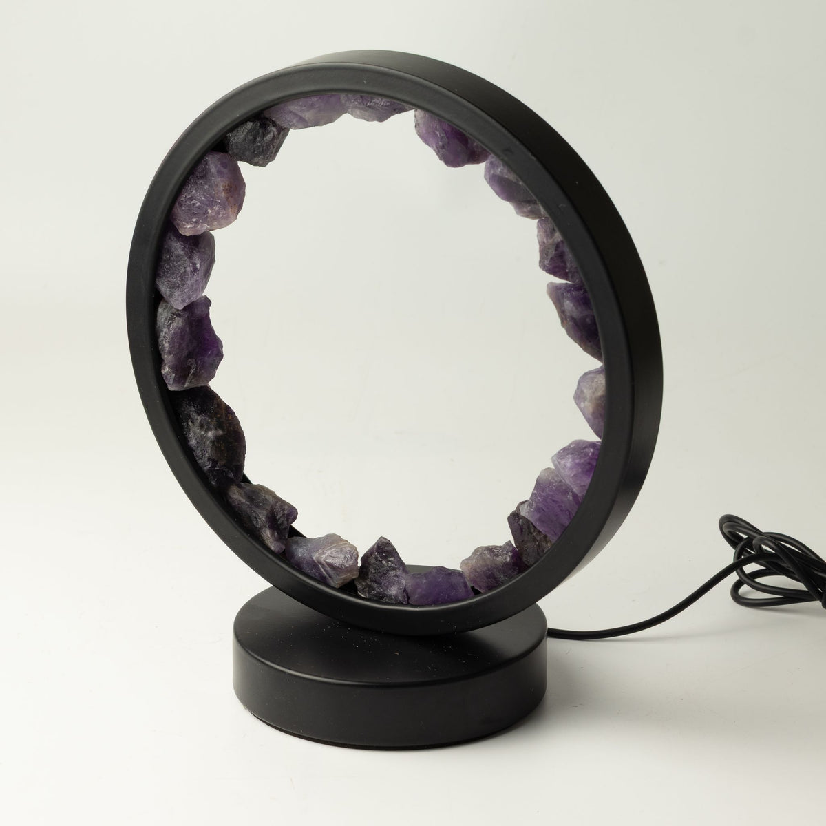 Lampada decorativa Halo con ametista – Zen Spirit