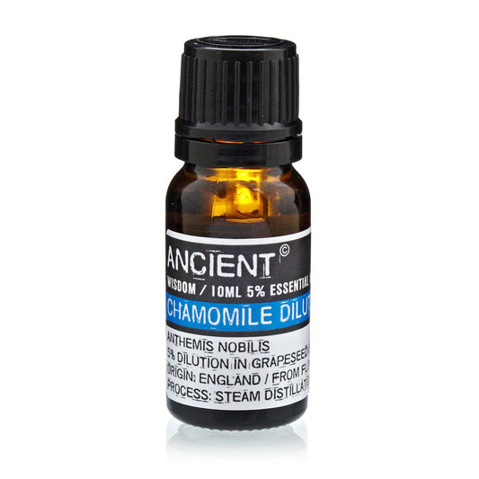 10 ml di olio essenziale di camomilla romana (diluito)