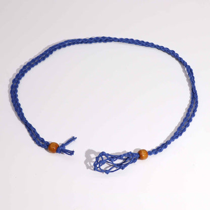 Cordino per ciondolo in minerale, 45 cm – blu scuro