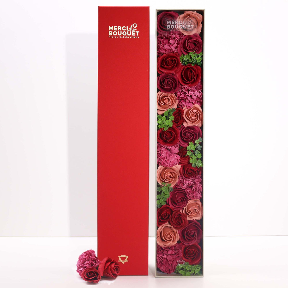 Scatola extra lunga - Rosa vintage