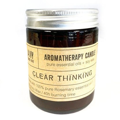 Candela di soia per aromaterapia 200 g – Clear Thinking